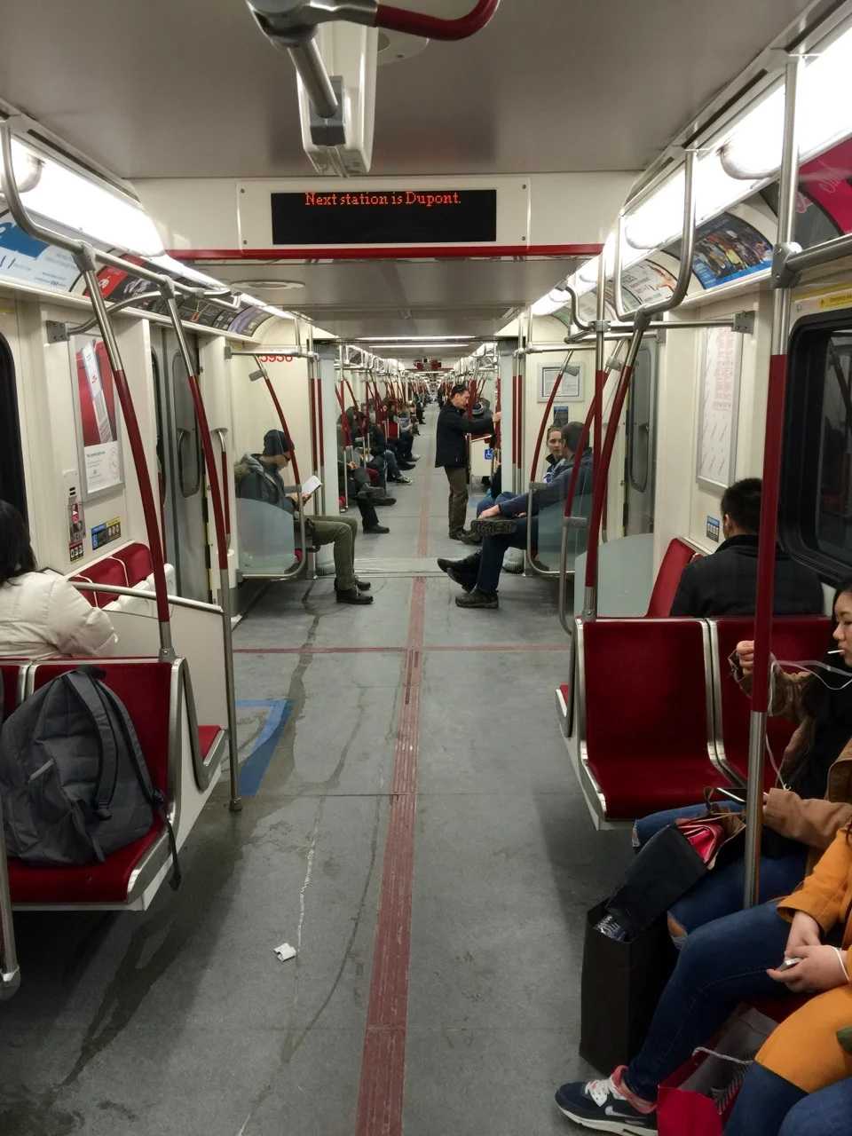 Toronto Subway Line - an eclectic mix of the best and worst that I’ve seen thus far from public transportation. Efficient, seemingly endless, and with live indicators showing where you are on the route.