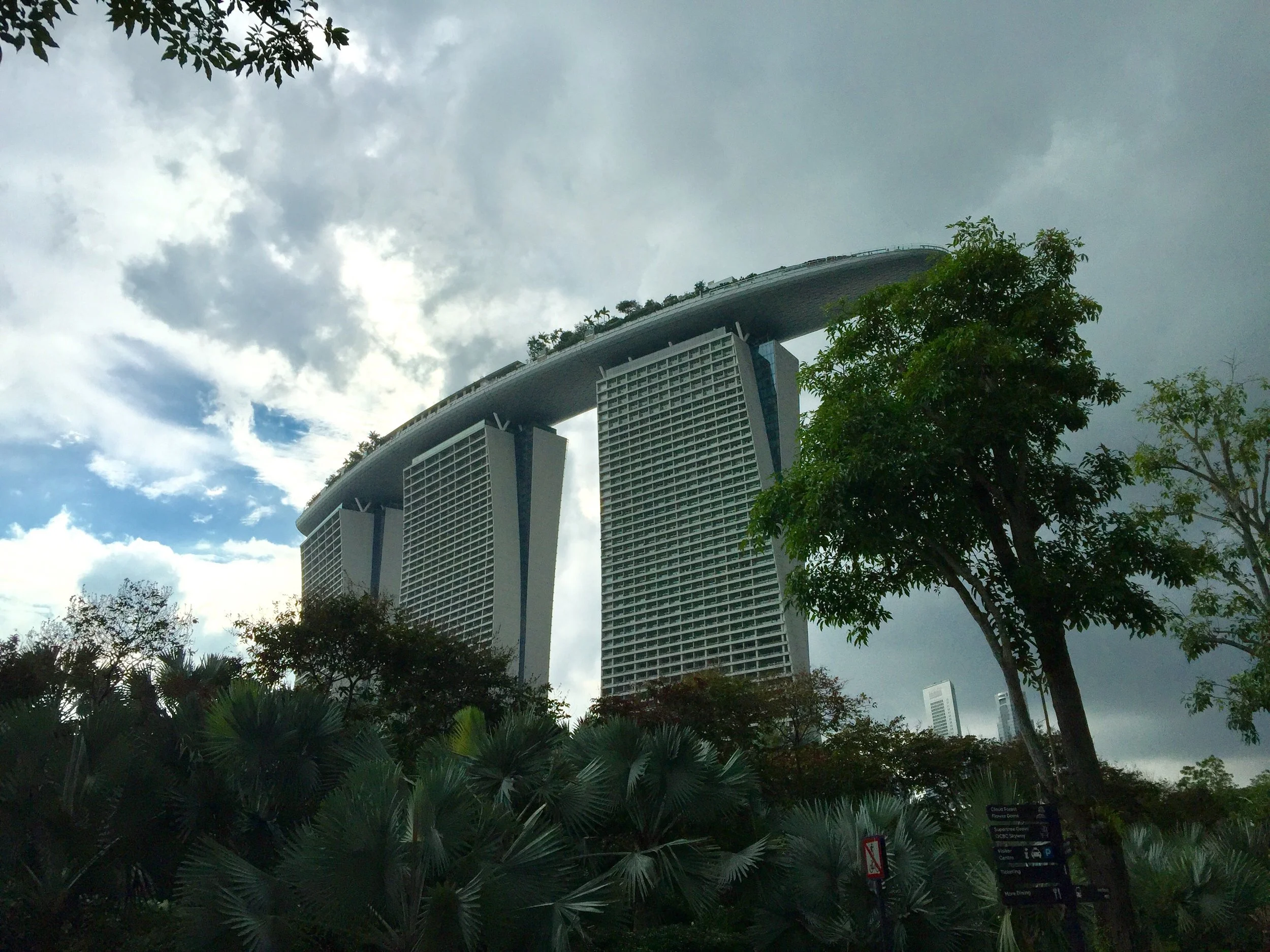 MARINA BAY SANDS Two words: Infinity Pool . There's a pretty fantastic sky garden at the roof level too, but we all know why it's really worth going.