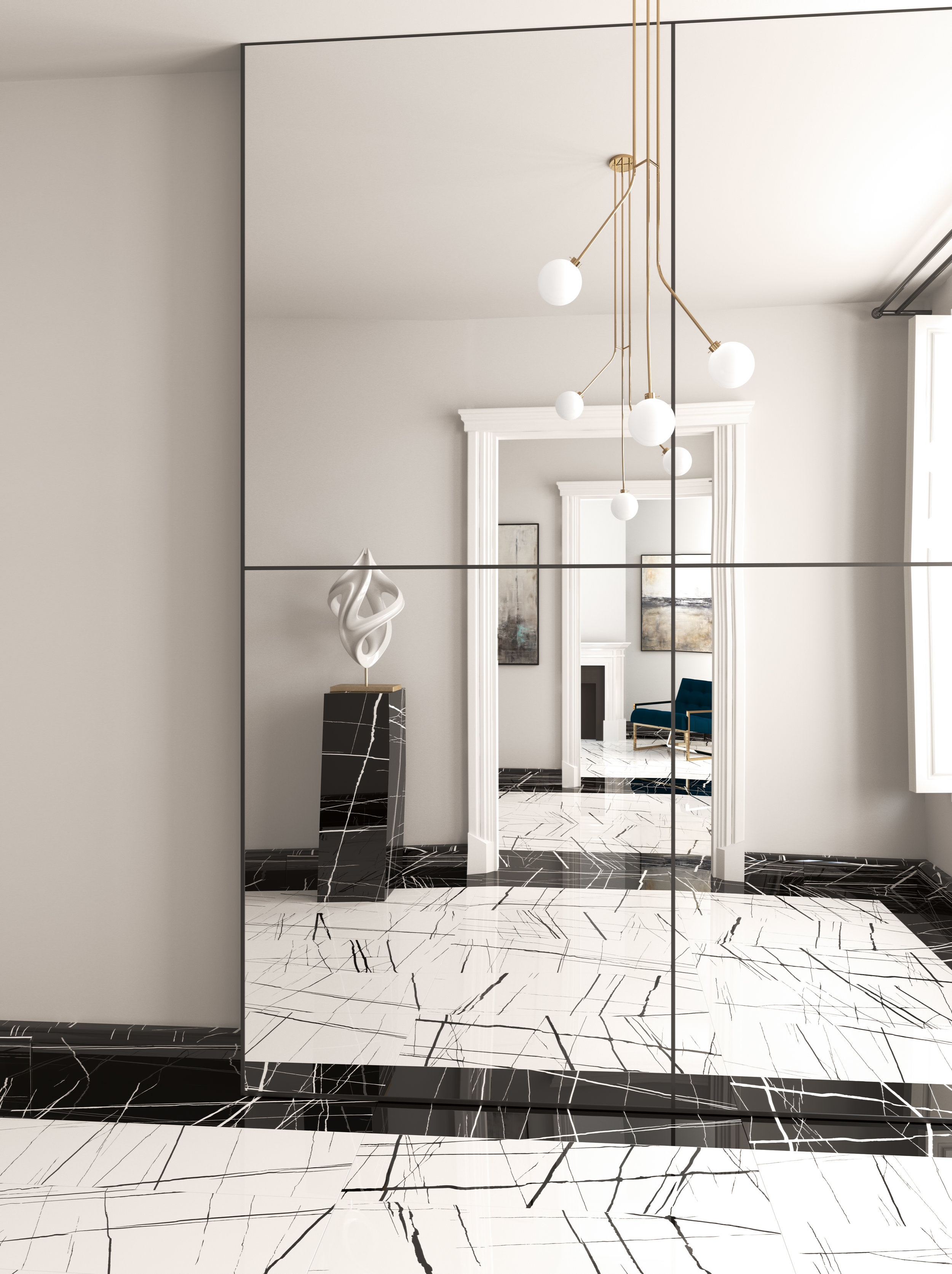 Sophia Porcelain tile offers what the world around us can’t: simplicity ...