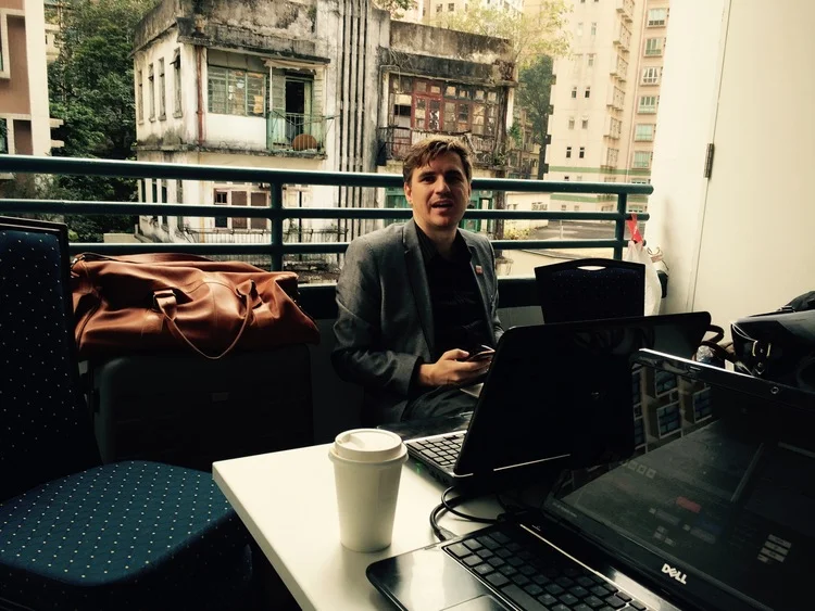 Mobile working, Hong Kong with UKTI 2014