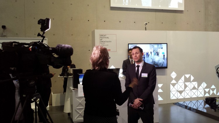 Talking to BBC China at GREAT Festival Shanghai, 2015