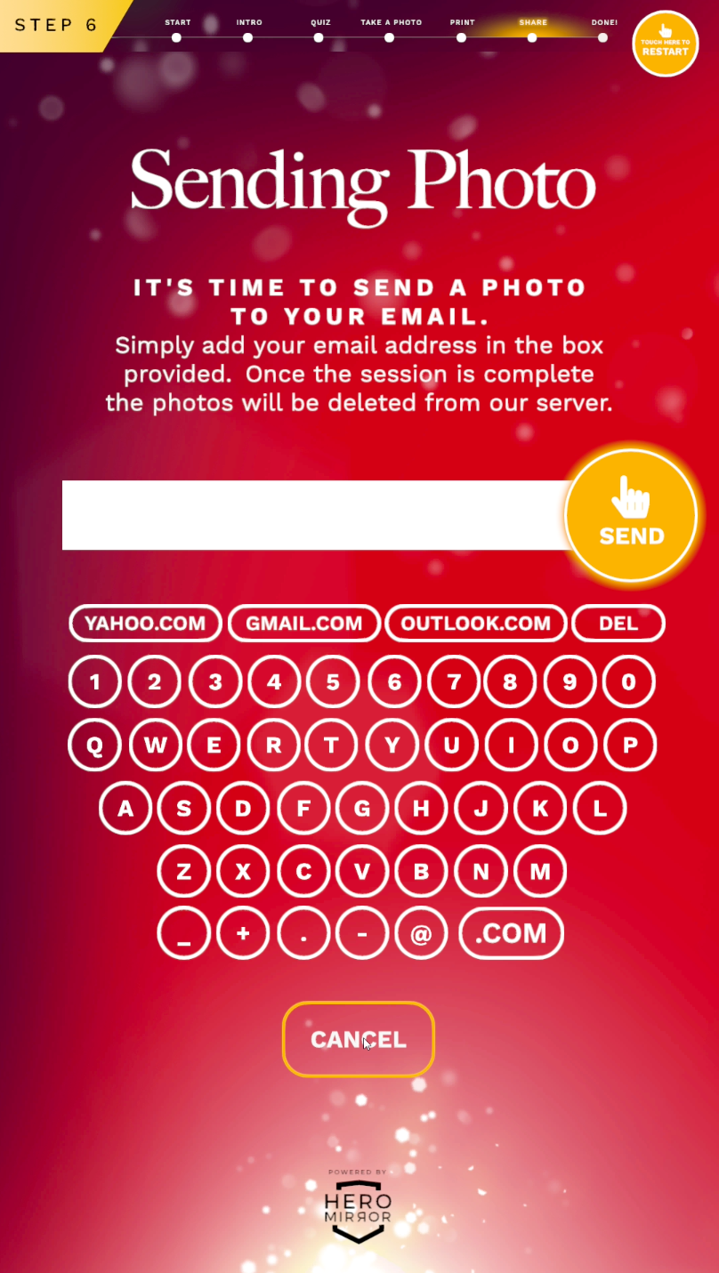 7th step: …or they can email it to themself…