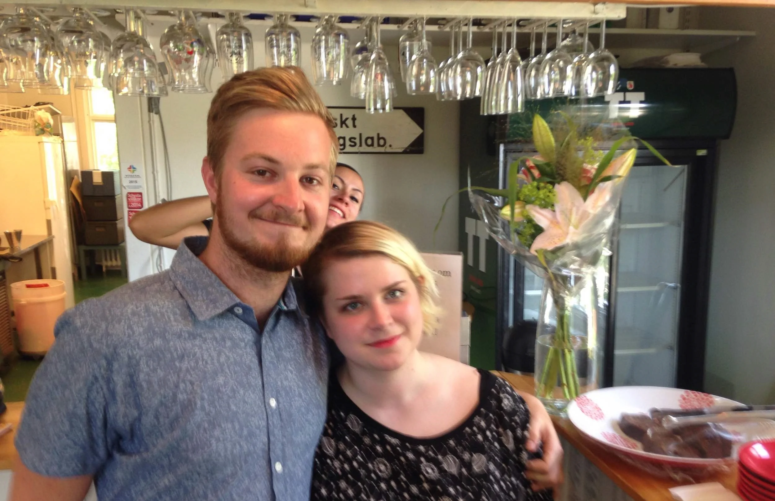 Avtackning av Magnus på Café Ruben