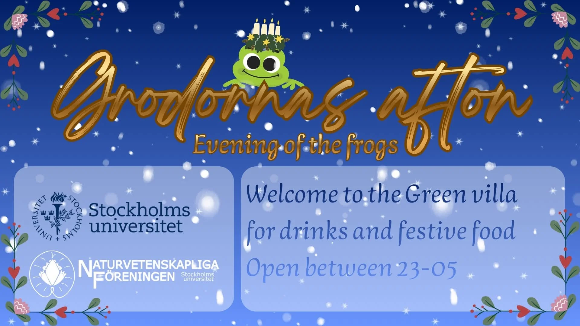 Grodornas Afton! / The Evening of the Frogs!