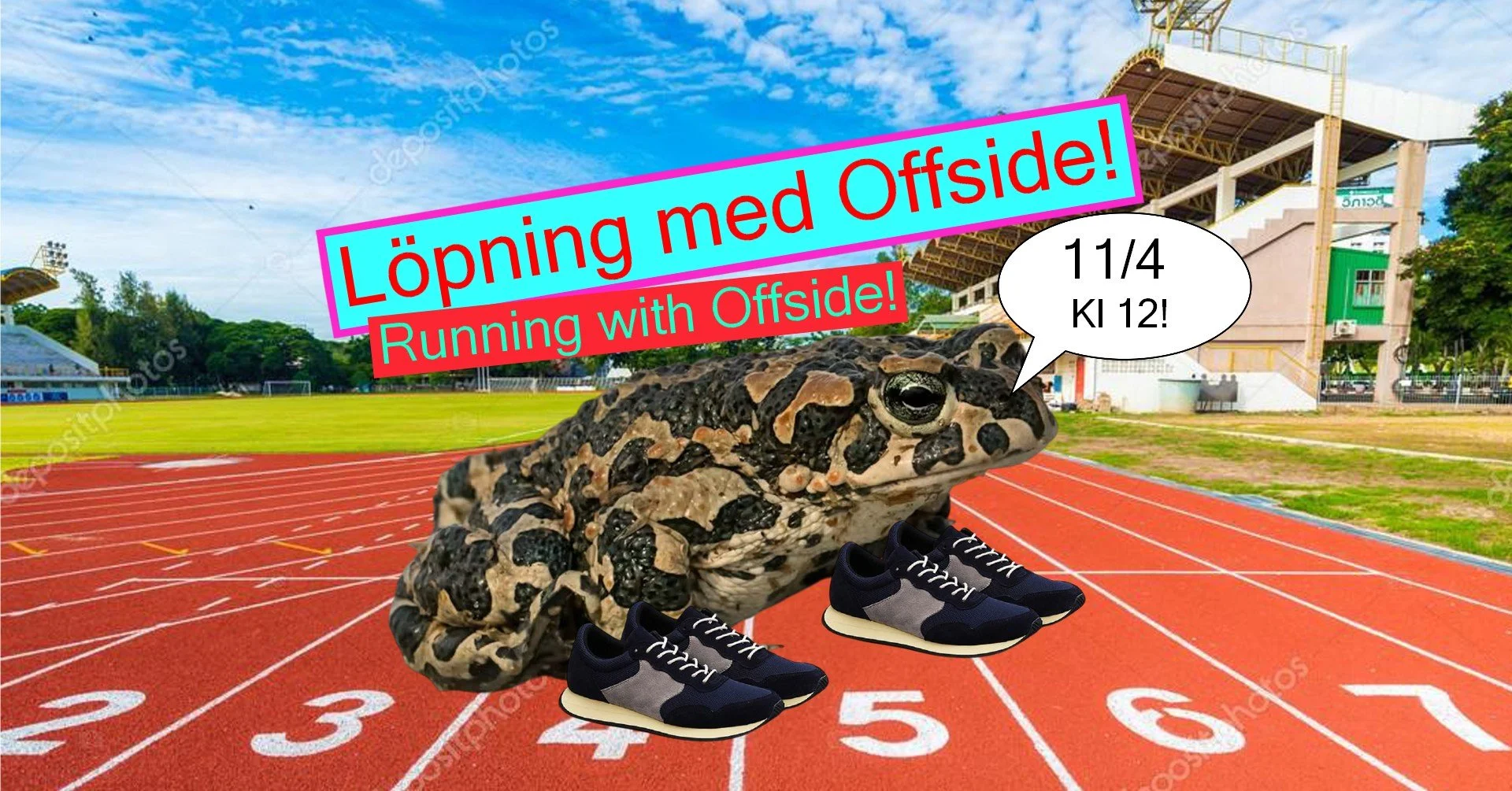 Löpning med Offside! / Running with Offside!
