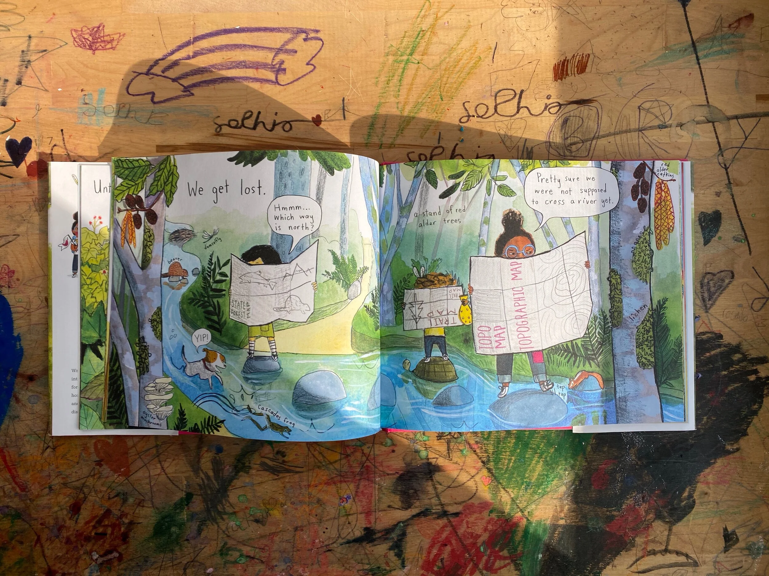 The Hike, a picture book by Alison Farrell — Rebecca Pitts