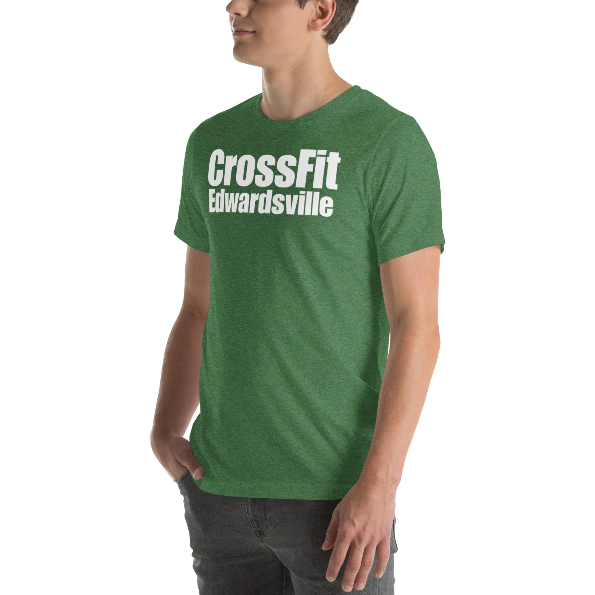 unisex-staple-t-shirt-heather-grass-green-left-front-6a763ab3a92f2.jpg