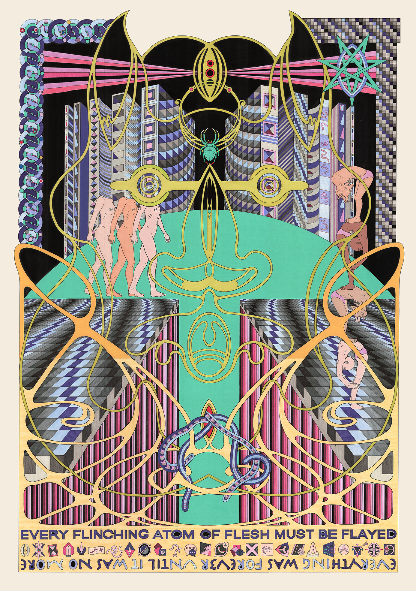 Every atom made flesh (centre detail), 2018