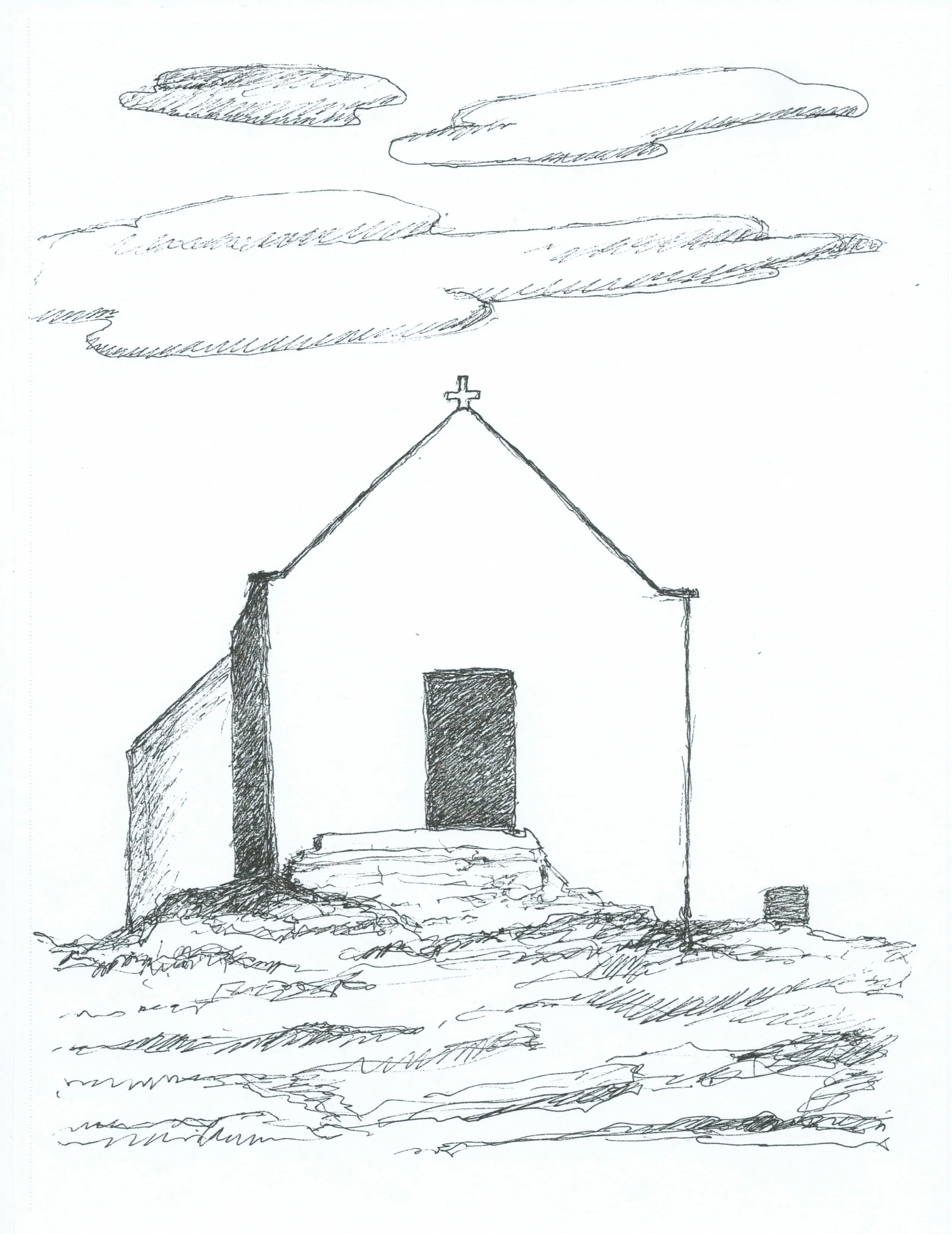 Mykonos Gr. Hillside Chapel Above Hotel 10