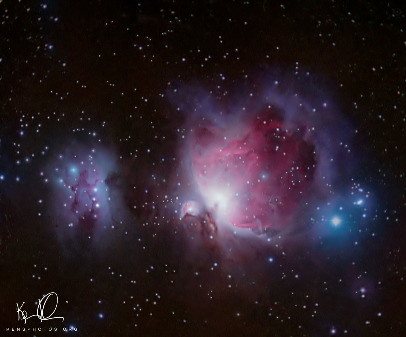   M42. &nbsp;THE ORION NEBULA.  