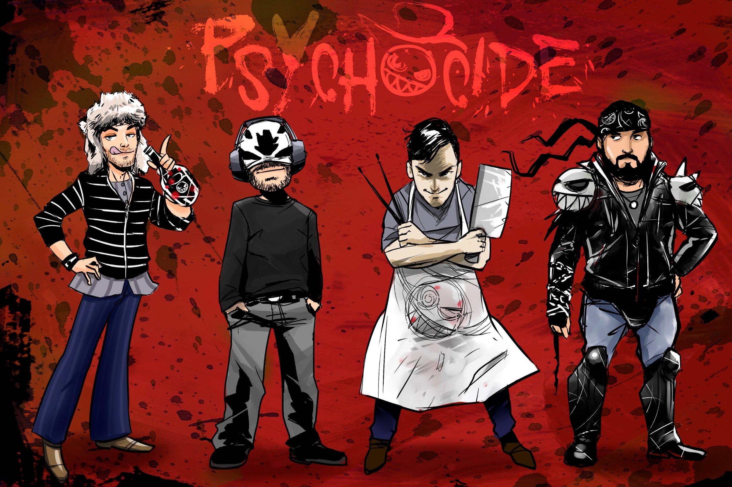 Official Psychocide character lineup