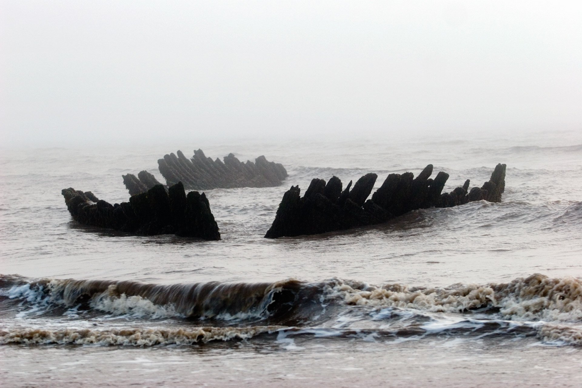 Wreck SS Nornen Berrow Beach Somerset