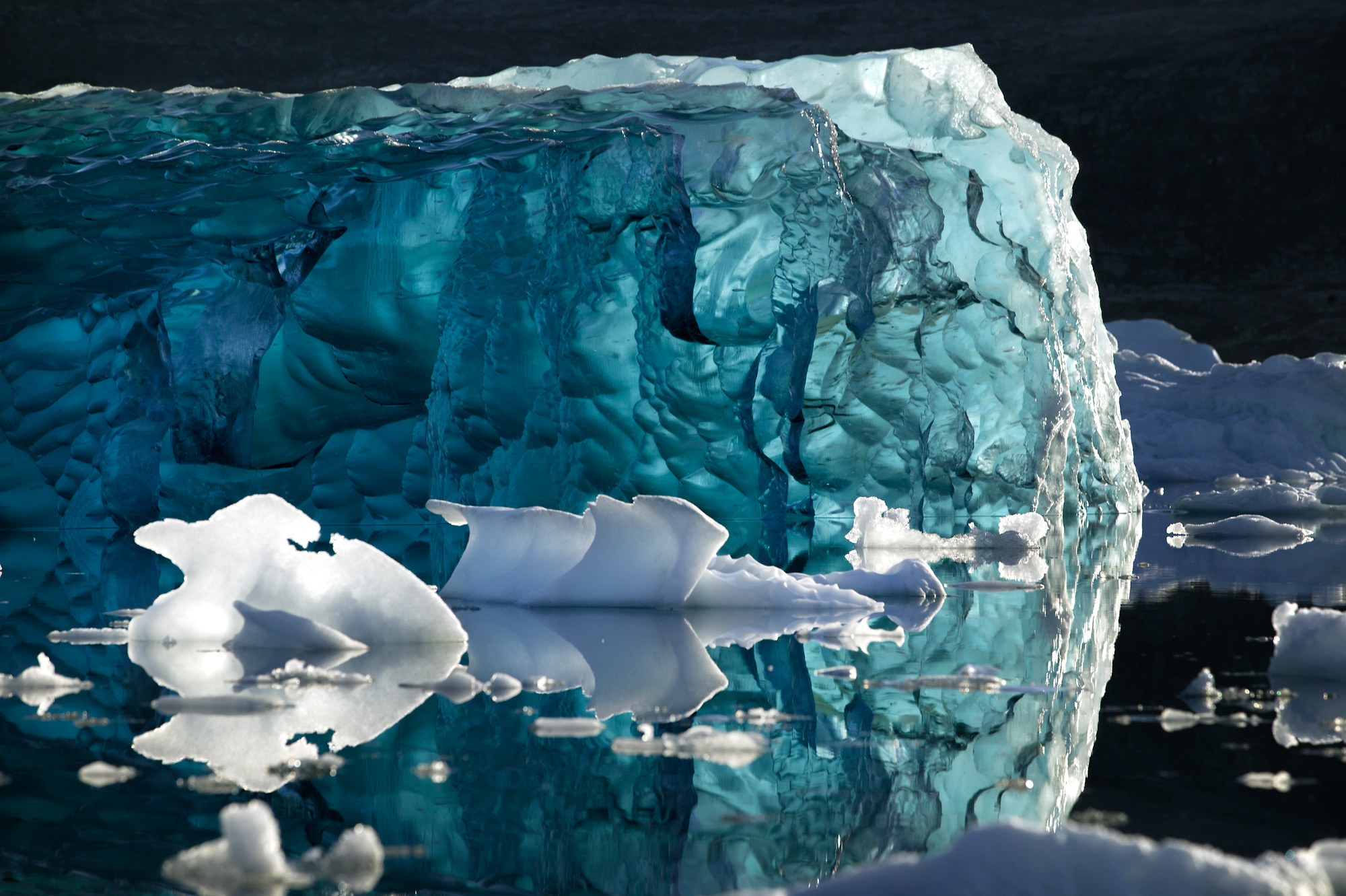 Glittering iceberg