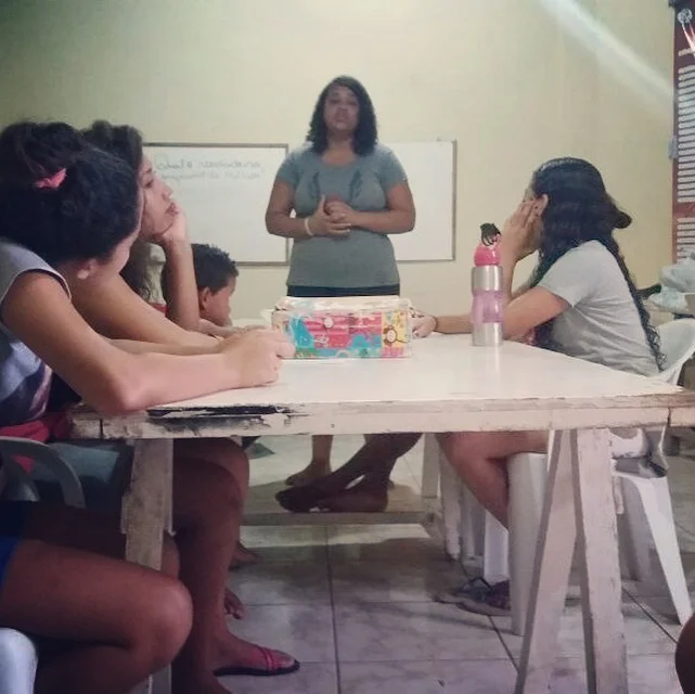 Misse sharing with the girls