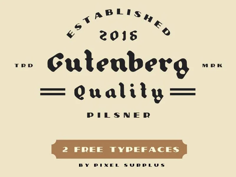 Pilsner & Gutenberg