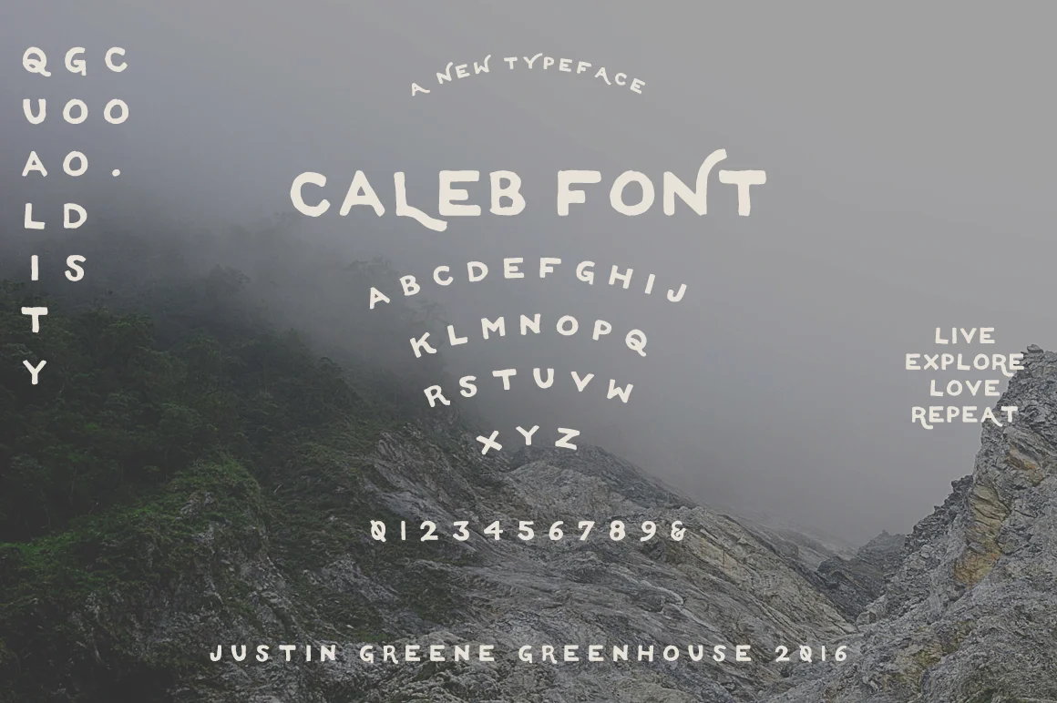 Caleb - Free Hand Drawn Font