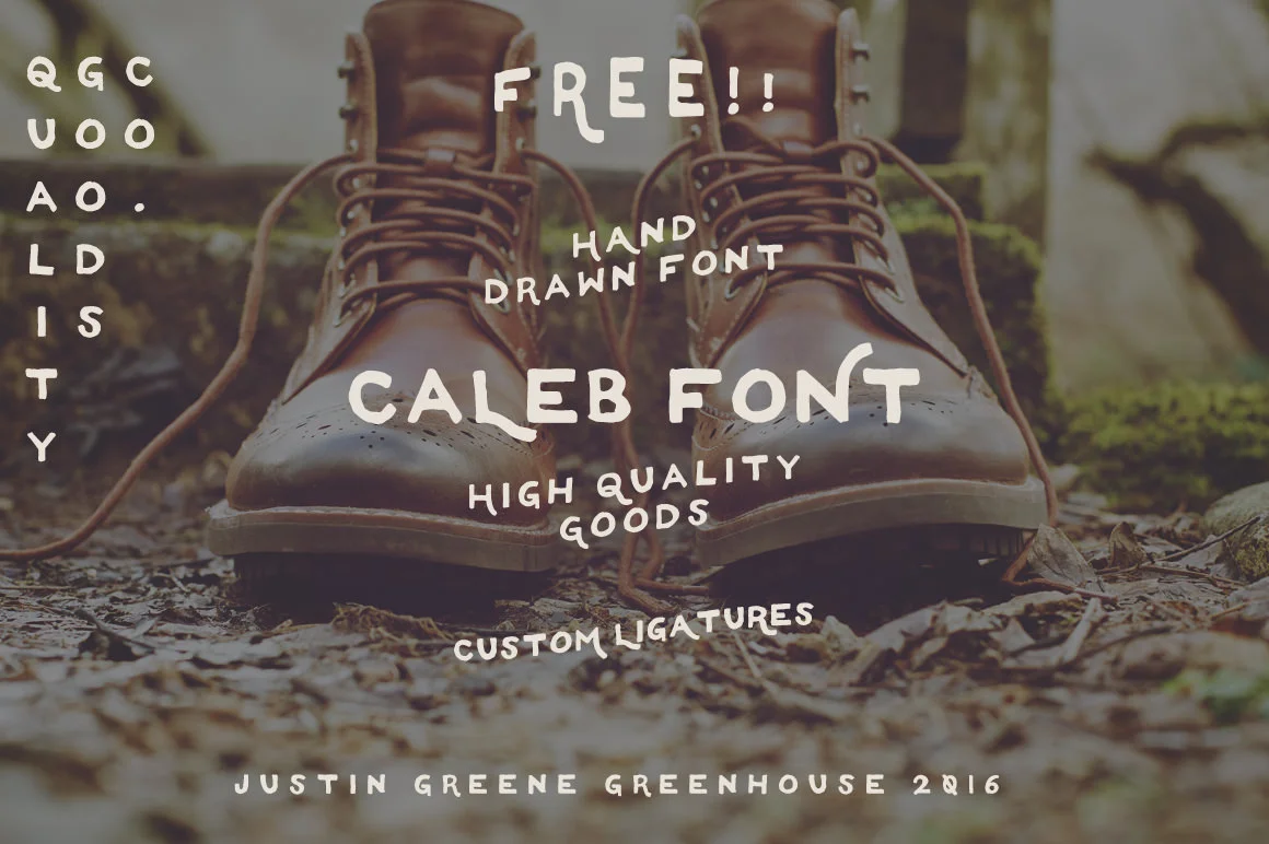 Caleb - Free Hand Drawn Font