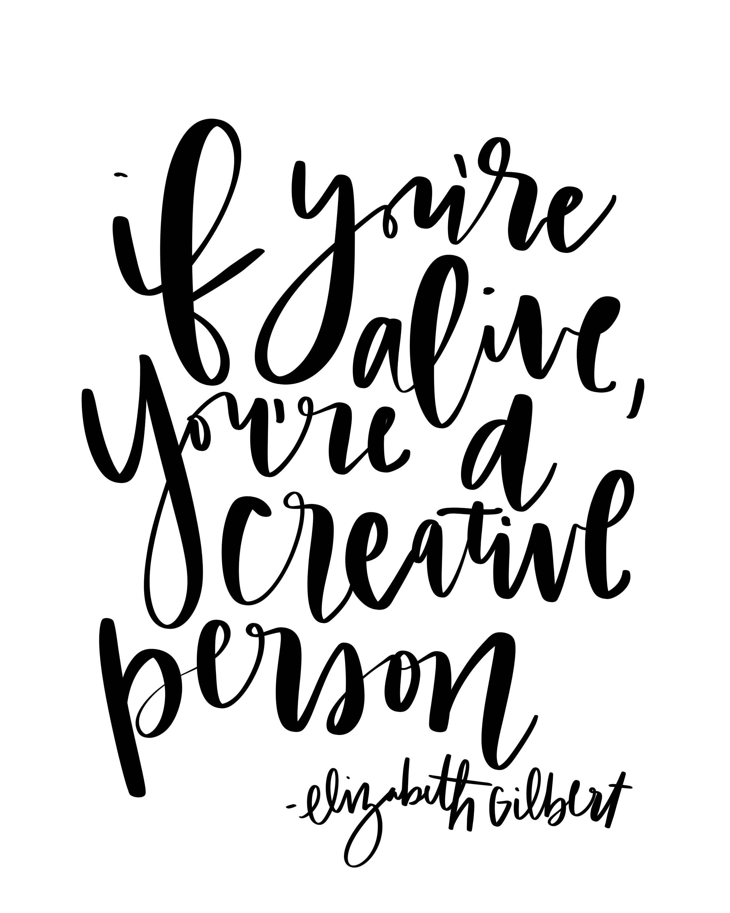 Creative Person- Digital Print File