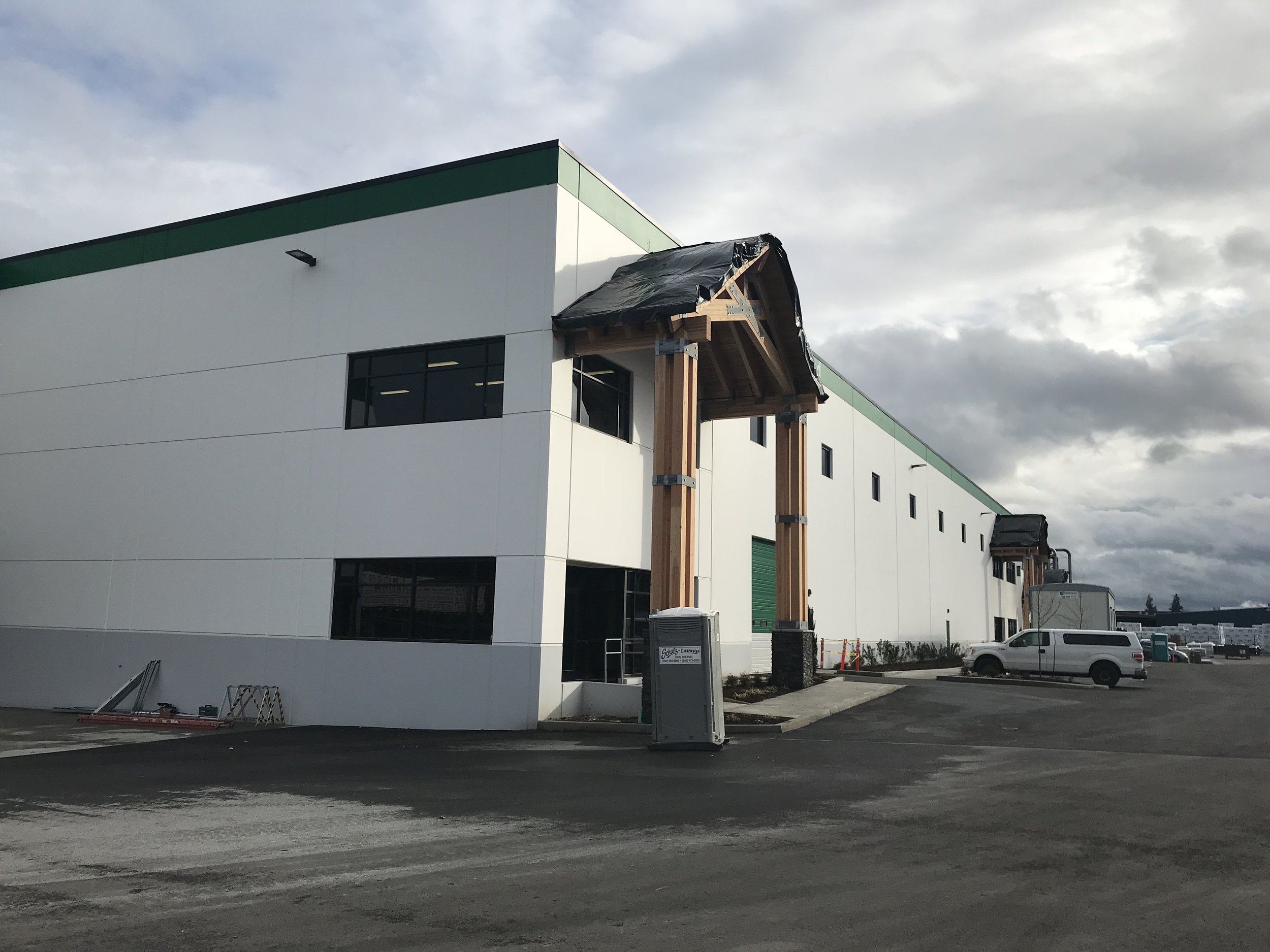 Industrial/Warehouse — QED LAB Air Barrier Testing AAMA Accredited