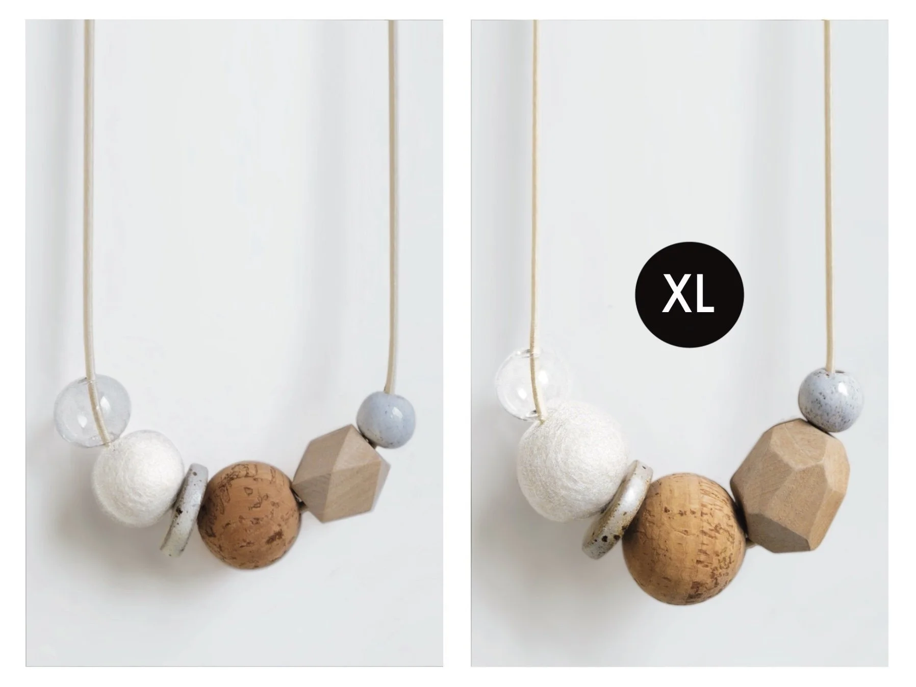 TOTEM necklace white - sizes - Studio Janneke Ceramics London.jpg