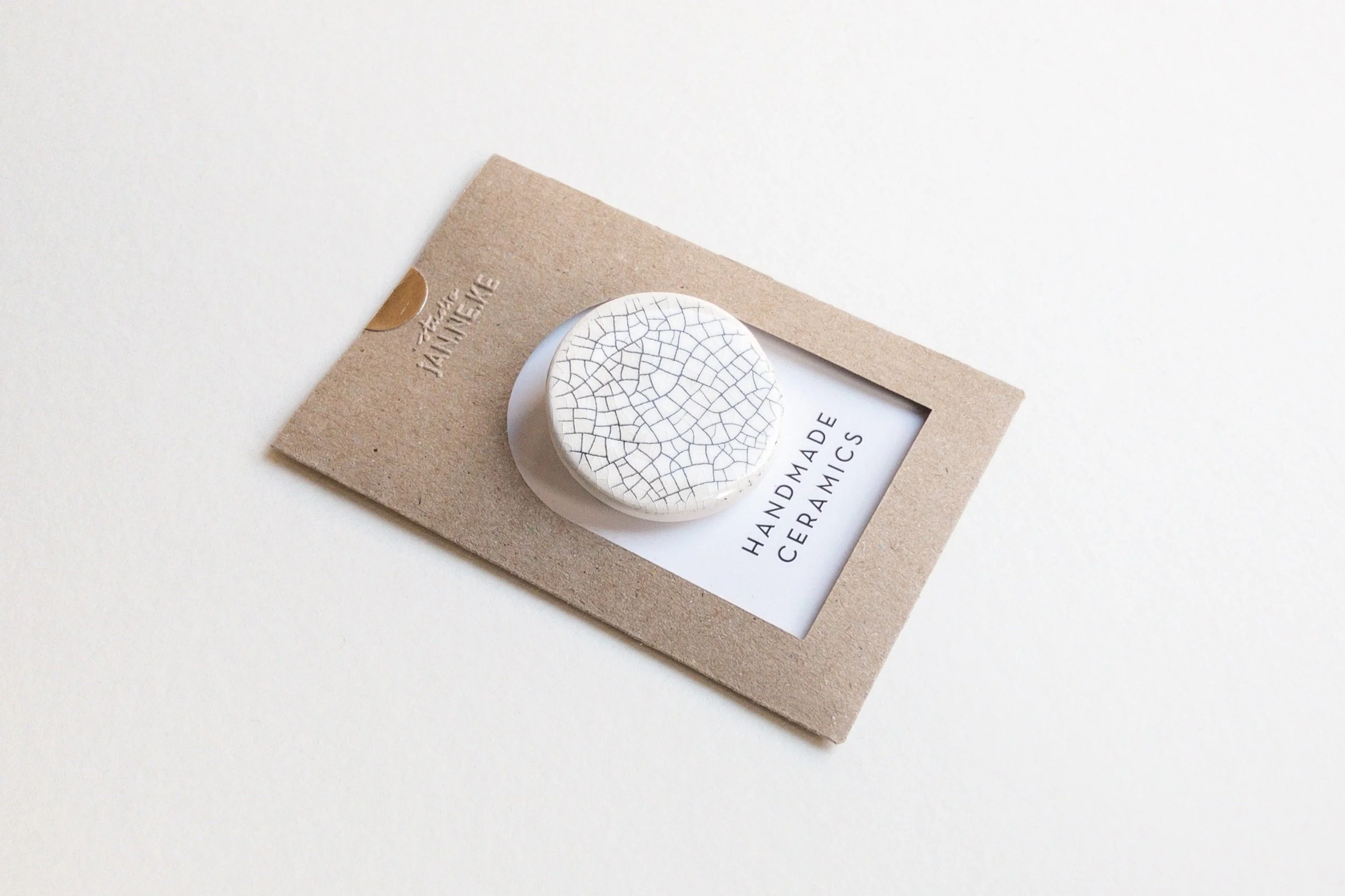 DOT Brooch - Brooches - Ceramic Jewellery - Handmade Ceramics by Studio Janneke in London