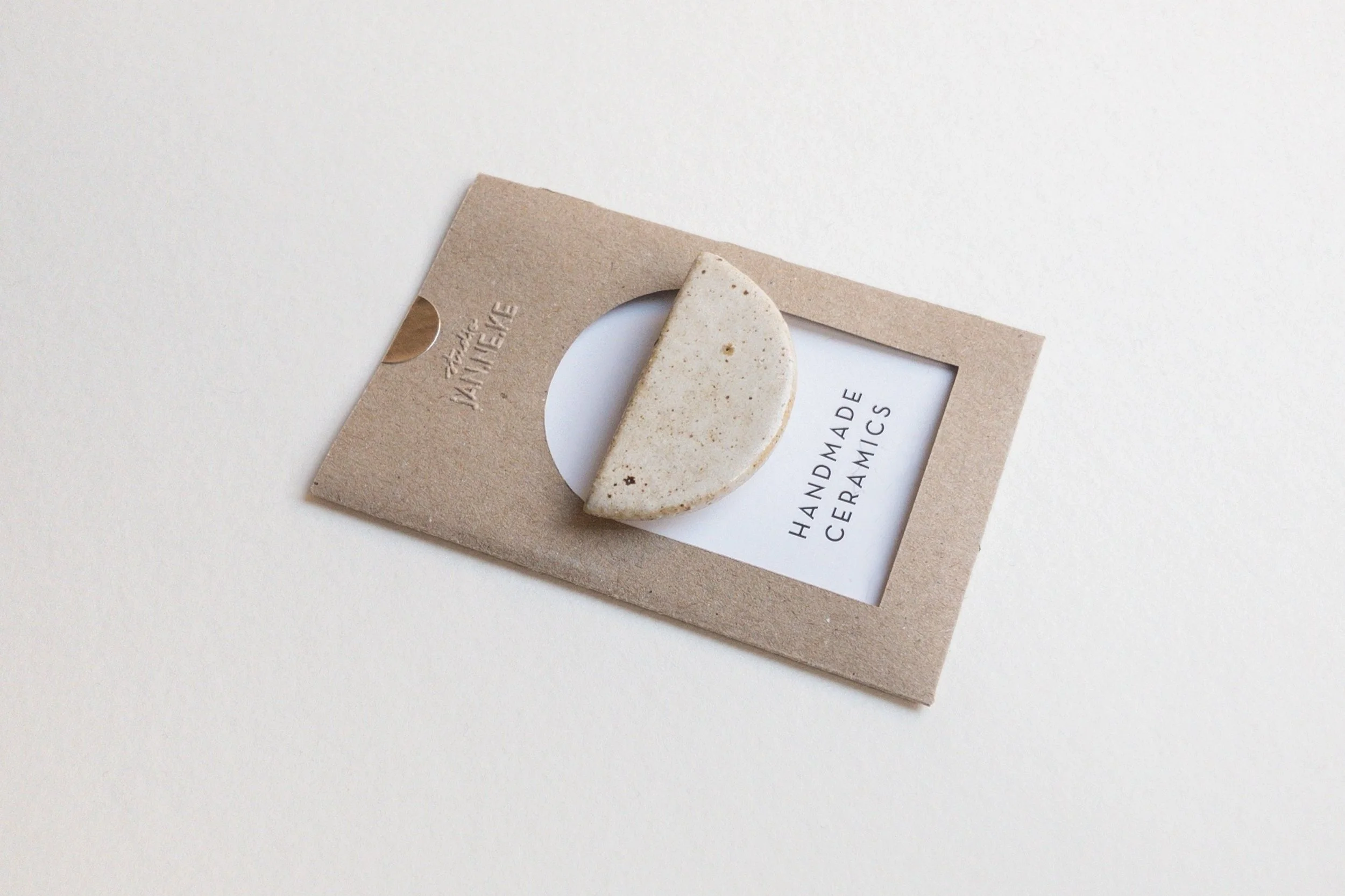 SMILE Brooch - Brooches - Ceramic Jewellery - Handmade Ceramics by Studio Janneke in London