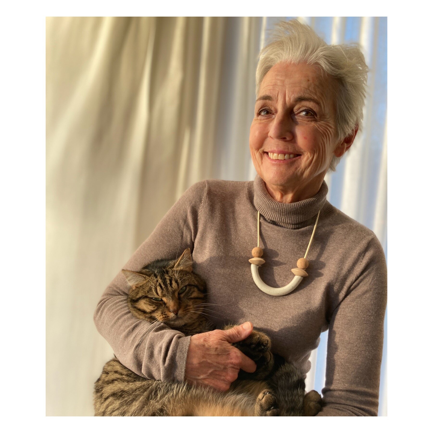 M A M A .

Meet my mama, who turns 67 today. Pictured here with her favourite child Ronnie, you might recognise my mum from her outstanding work as a Studio Janneke necklace model. When you&rsquo;re reading this, she will be visiting from the Netherl