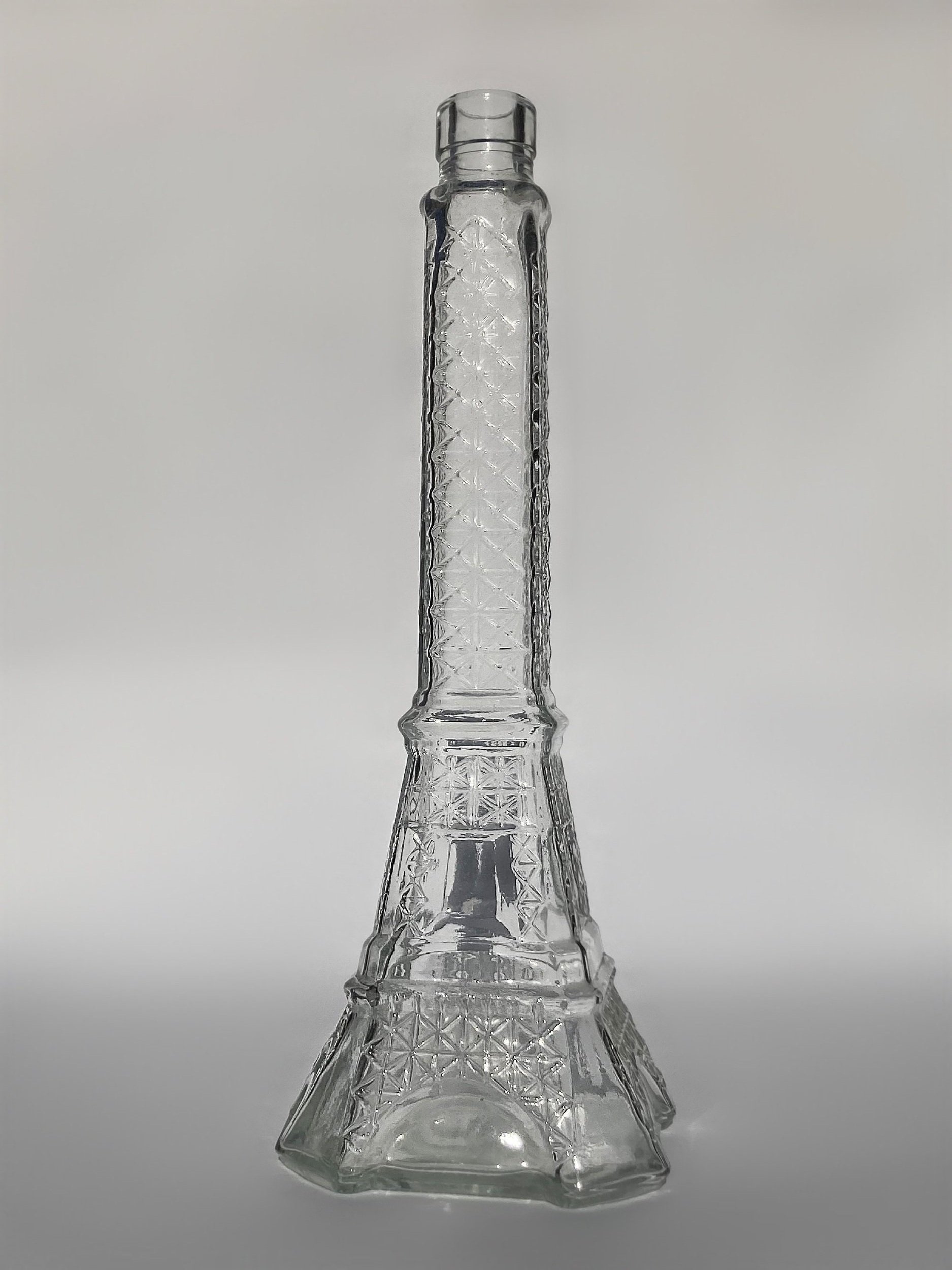 Vintage glass Eiffel Tower bottle - Bottle Shop - vintage and repurposed glassware - Studio Janneke London