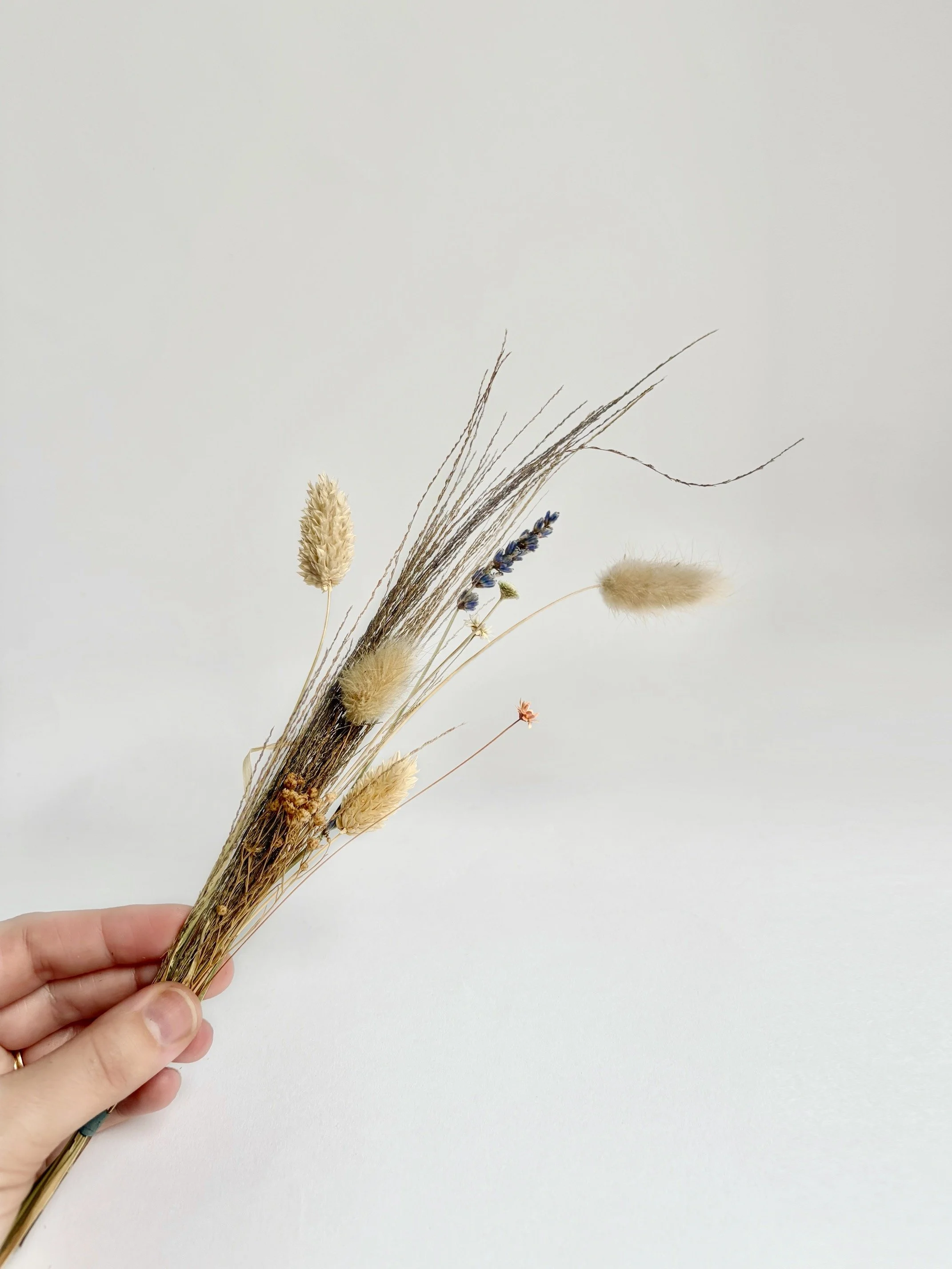 Dried flower posy included 1 - Knot vases - Studio Janneke Ceramics London lowresforweb.jpg