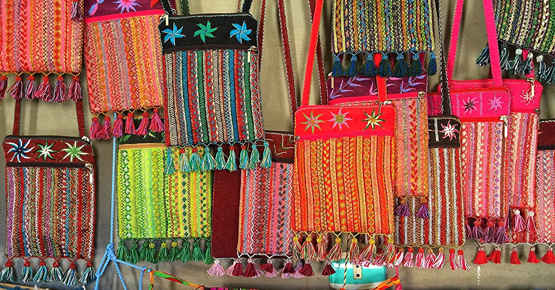 Bedouin hand stitched and beaded bags