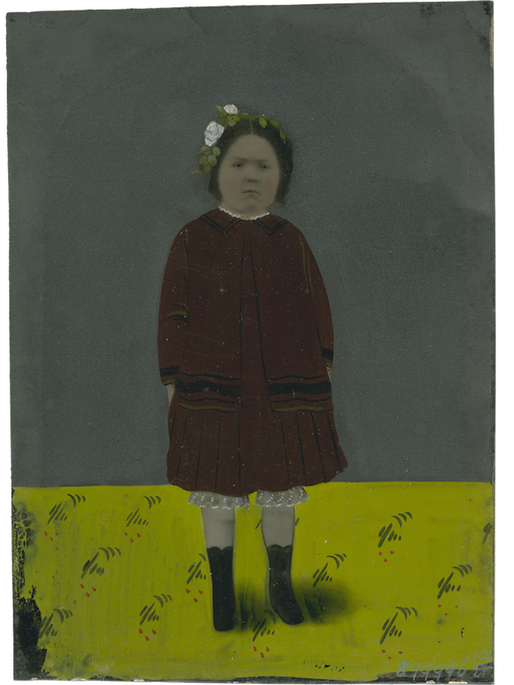 Nakki_Goranin_Tintype_Girl Standing on Green Floor