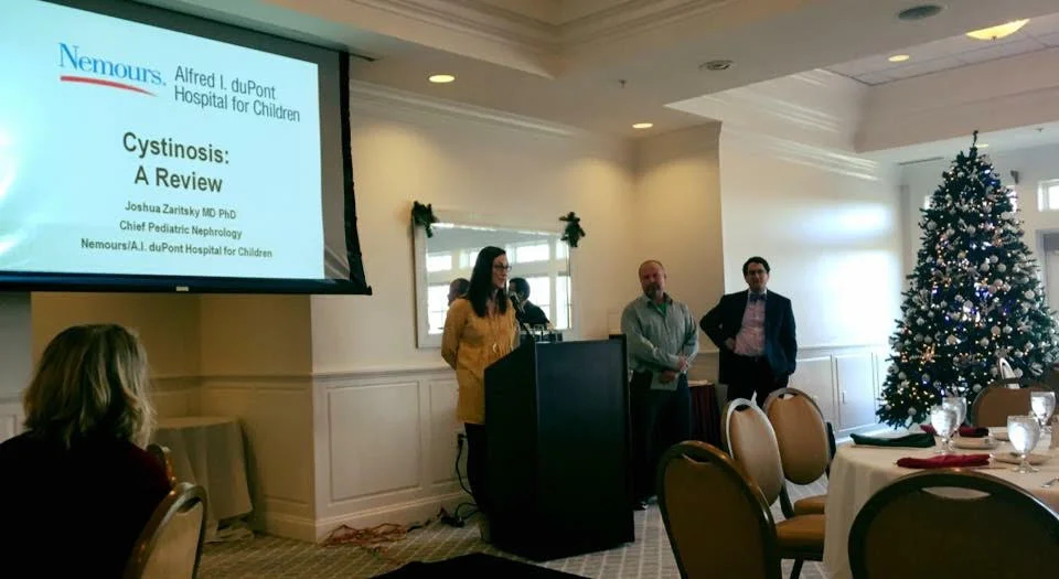 Mommy Speaking at the Nemours Family Cystinosis Event