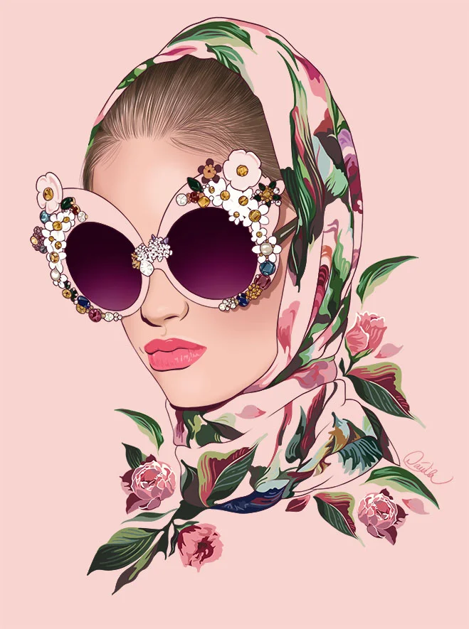 Interpretation of a Dolce & Gabbana look from their S/S '16 collection.