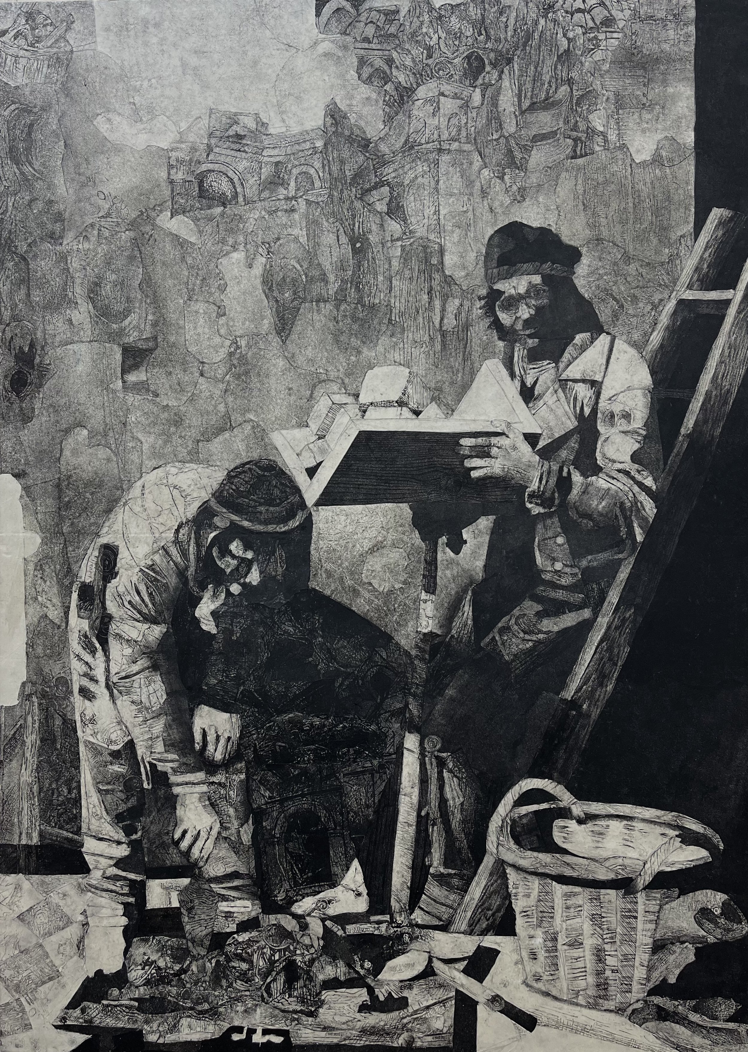 Brick Layer after Henry Fox Talbot 