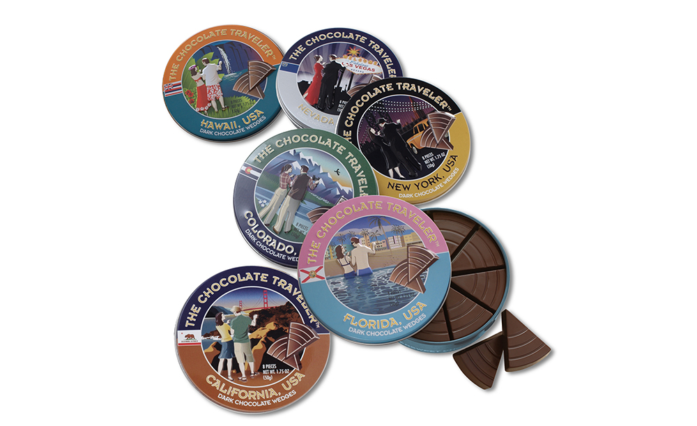 The Chocolate Traveler | State Tins