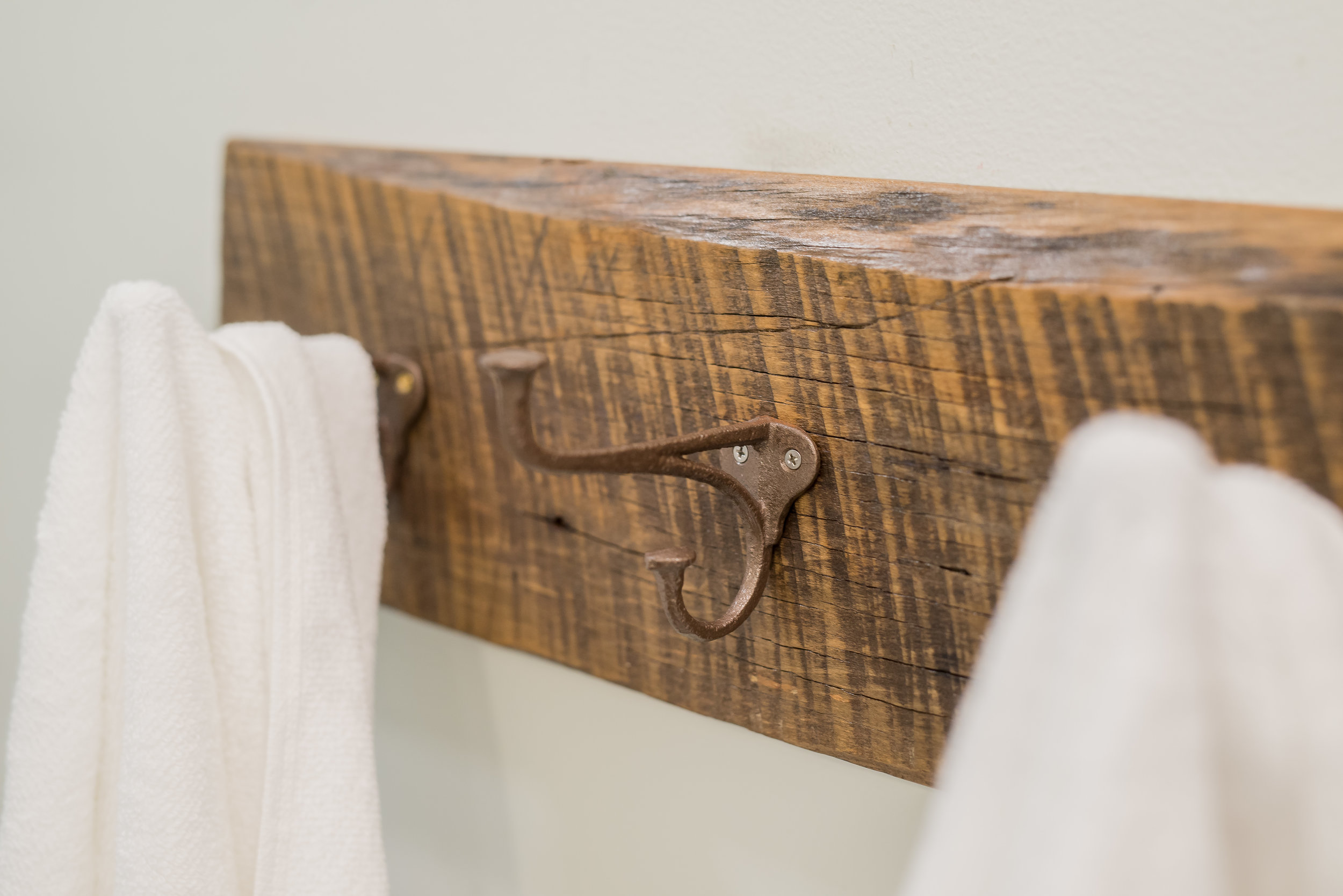 We found these hooks in Highlands, NC while we were out on a date day for my birthday. Highlands is one of our favorite places to visit, and we visit often! It was special to find these in a little antique place to have a piece of Highlands hidden in the room.