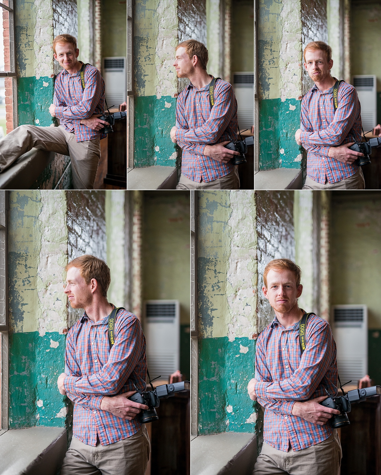 The many faces of Charlie waiting to photograph the next event