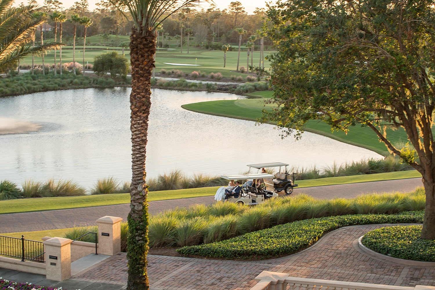Golf cart rides are the best, especially when you don't have to drive;)