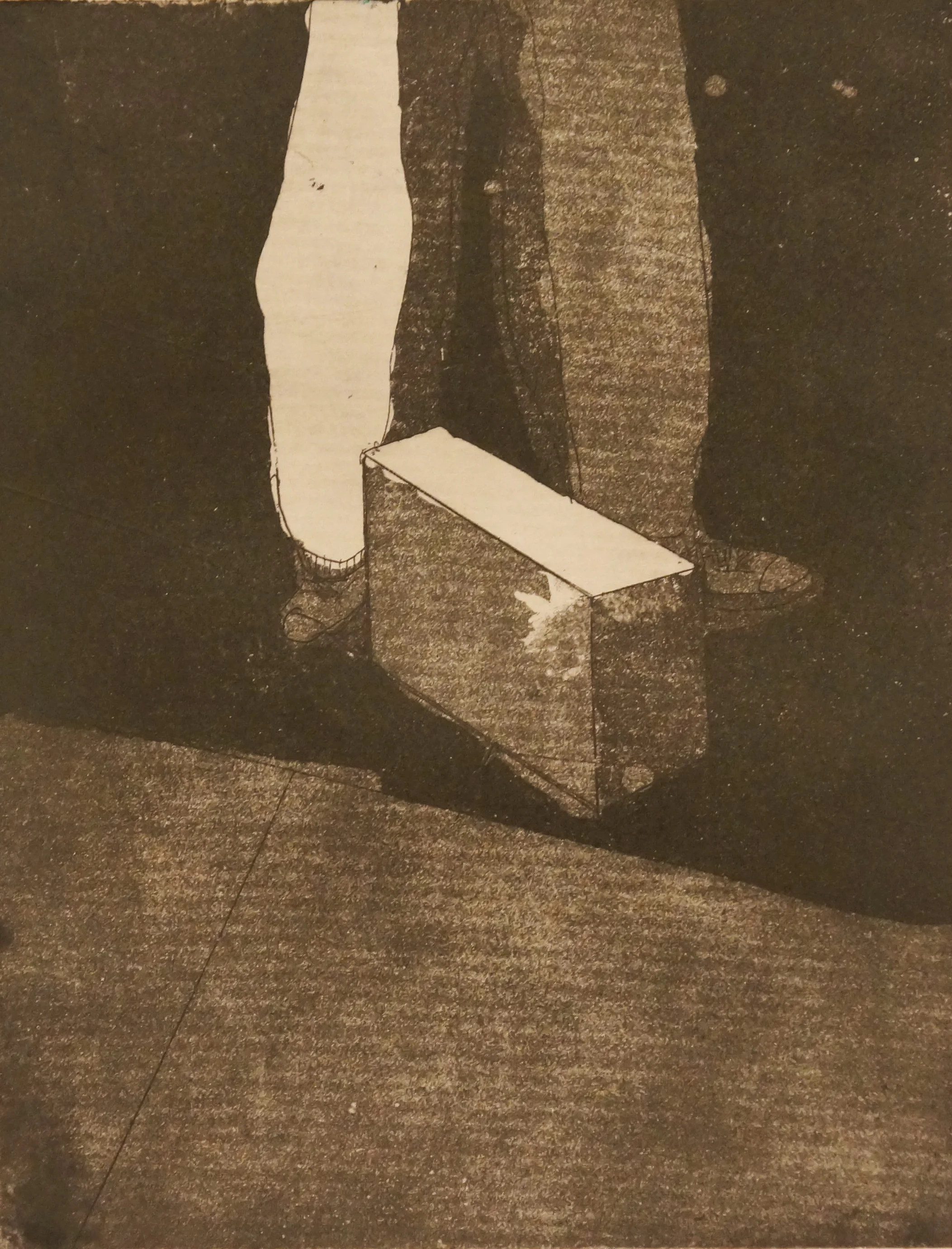 6 x 4.5 in etching on paper