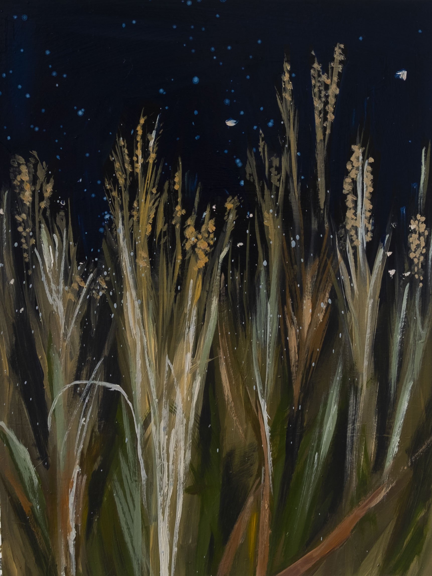 Night 26 x 33 cm oil on paper 2018