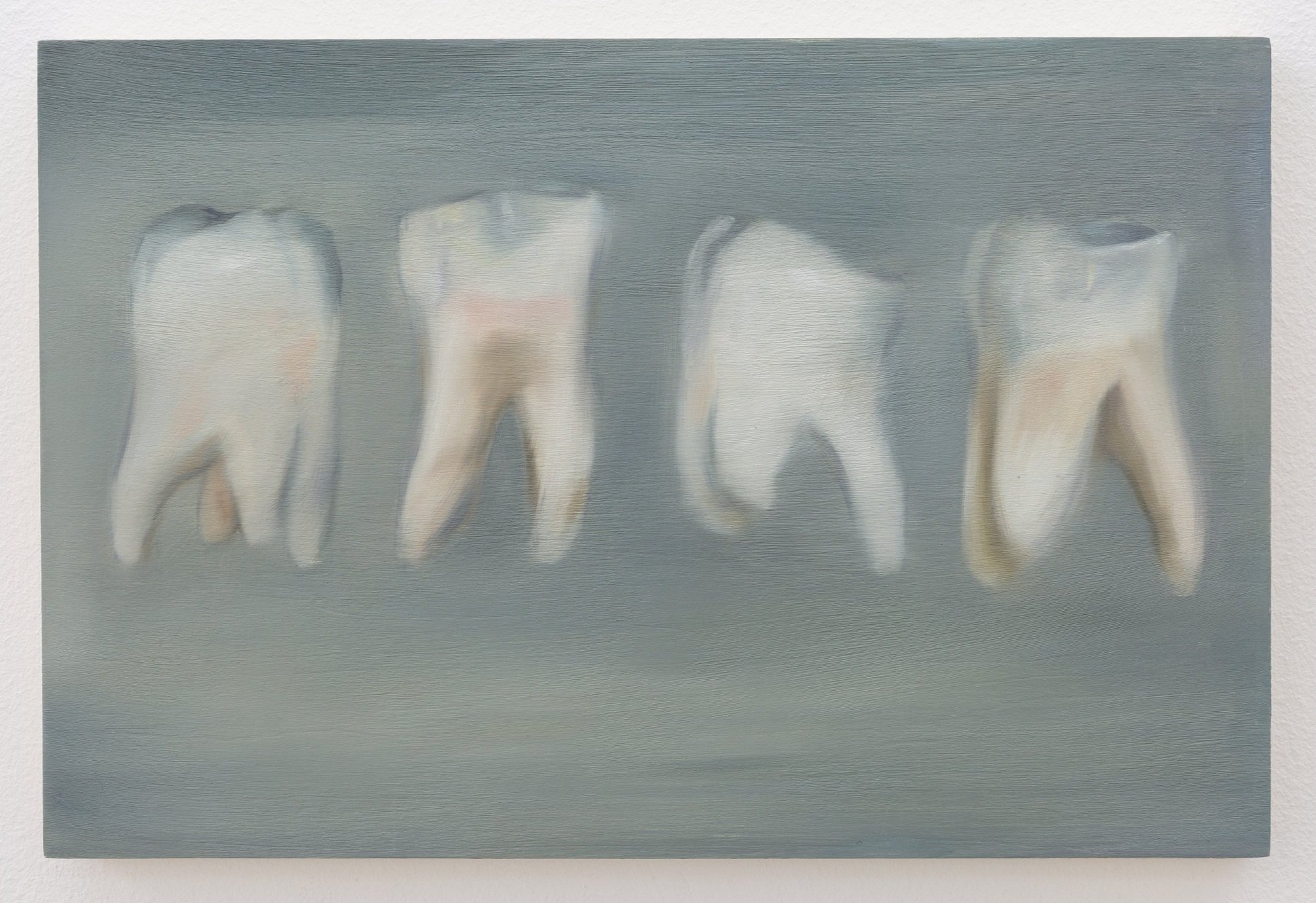 Rejection-wisdom tooth oil on panel 12inches x 18inches 2023