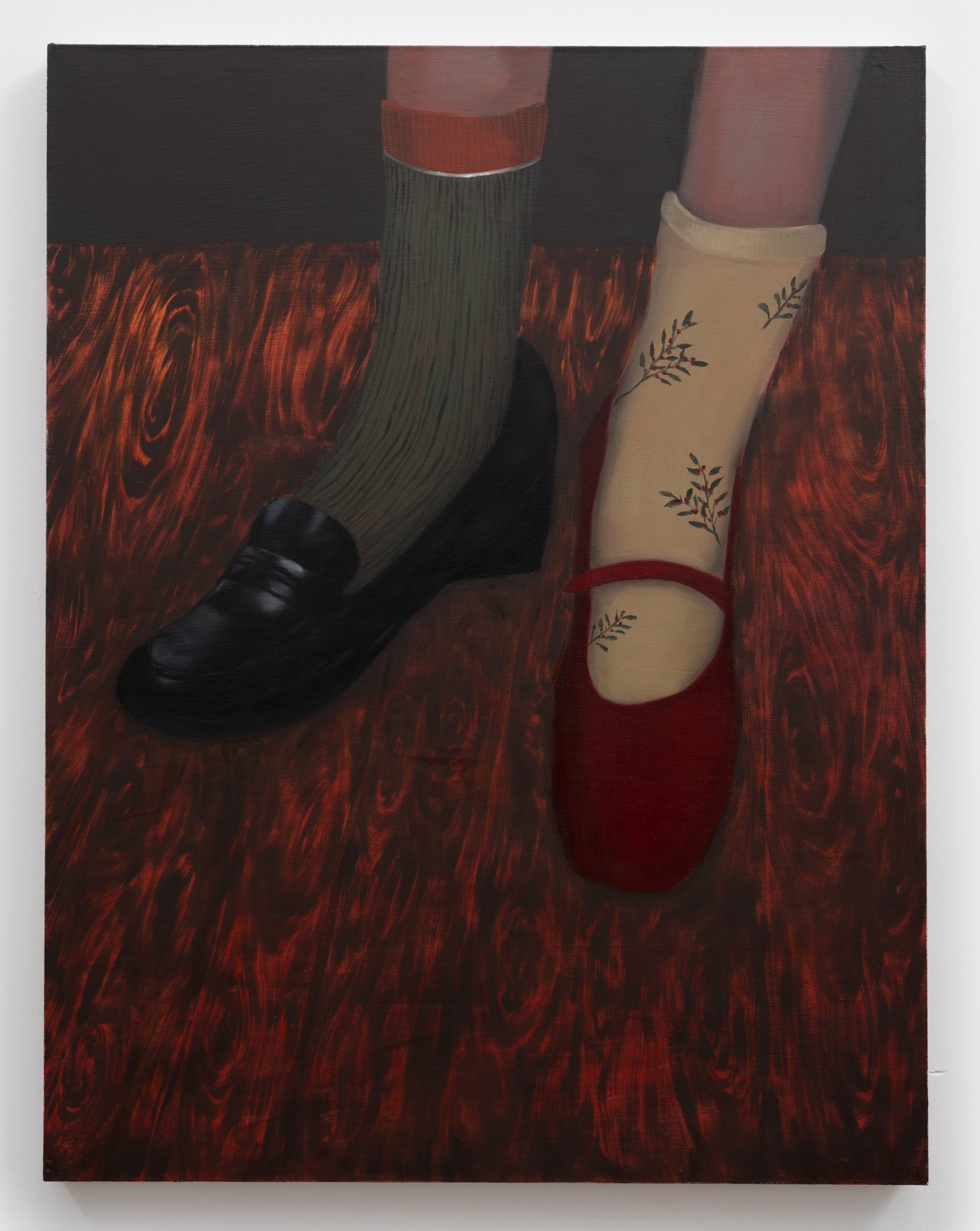 Variation-pair oil on linen 33inches x46inches 2023