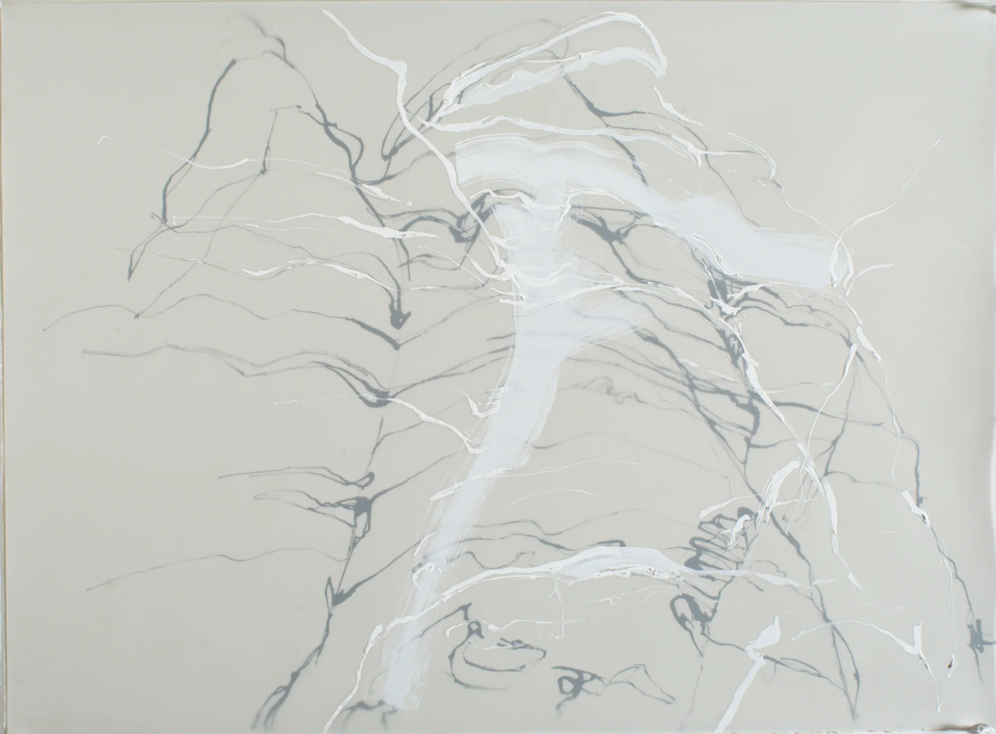 "Breath" 30" x 20" Ink on Paper- Mylar