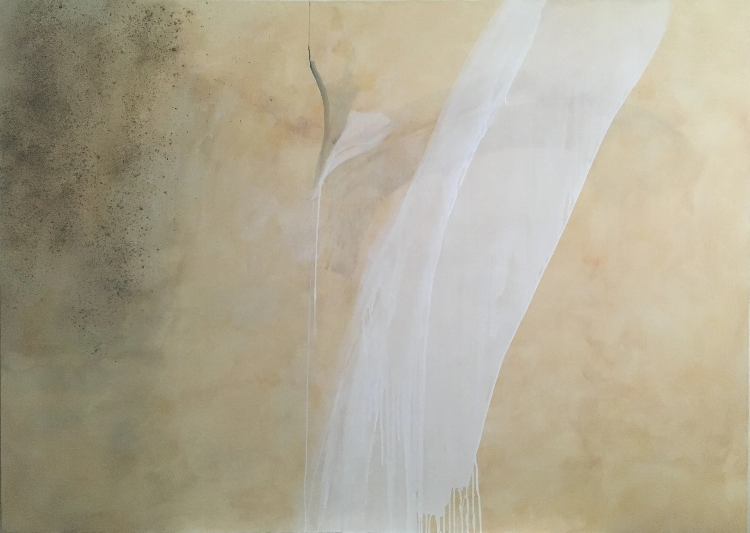  "For F"  Acrylic- Mixed Media on Canvas  84" x 60" 