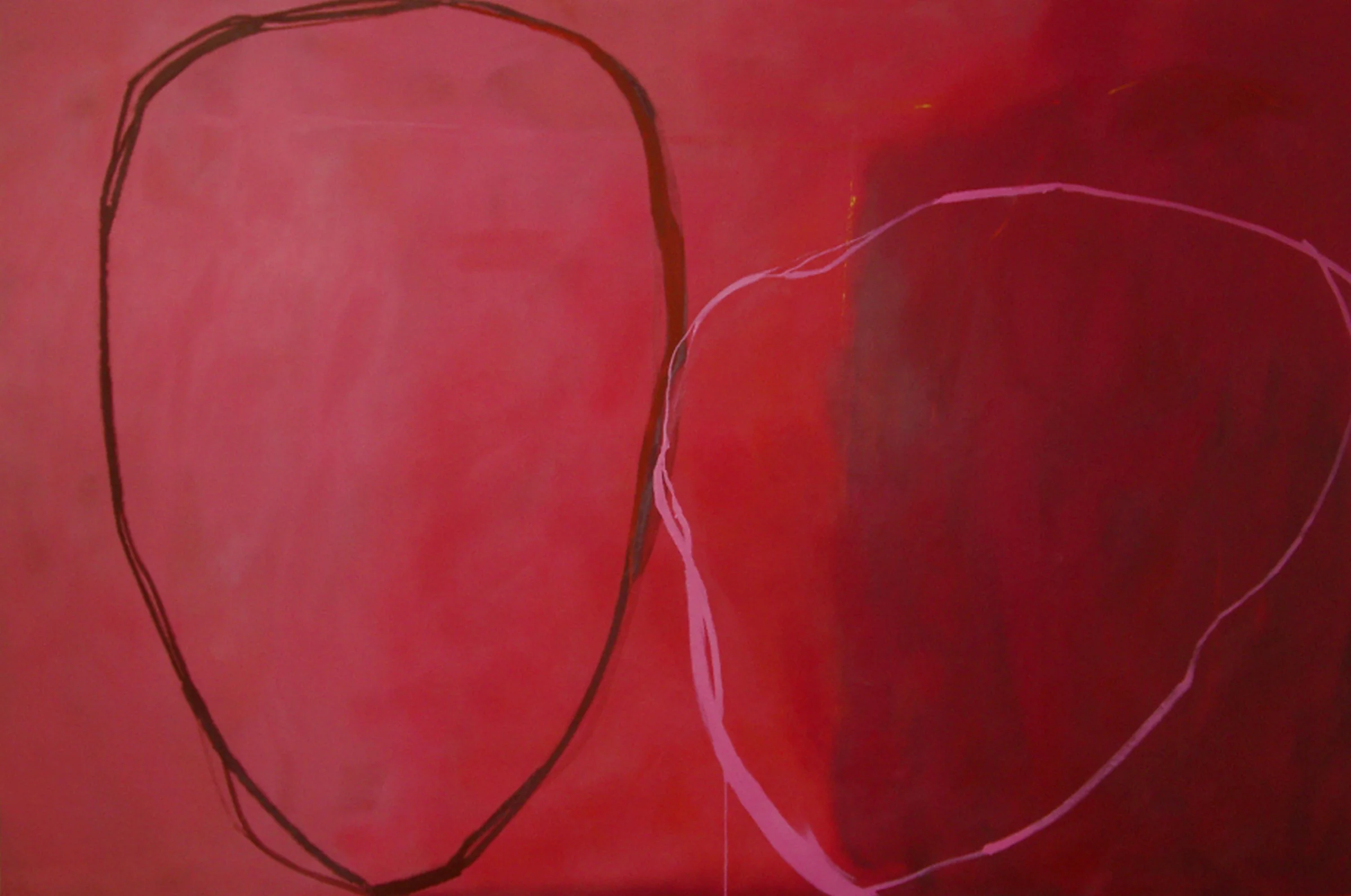 "Tickled Pink" 108" x 76" Oil on Linen