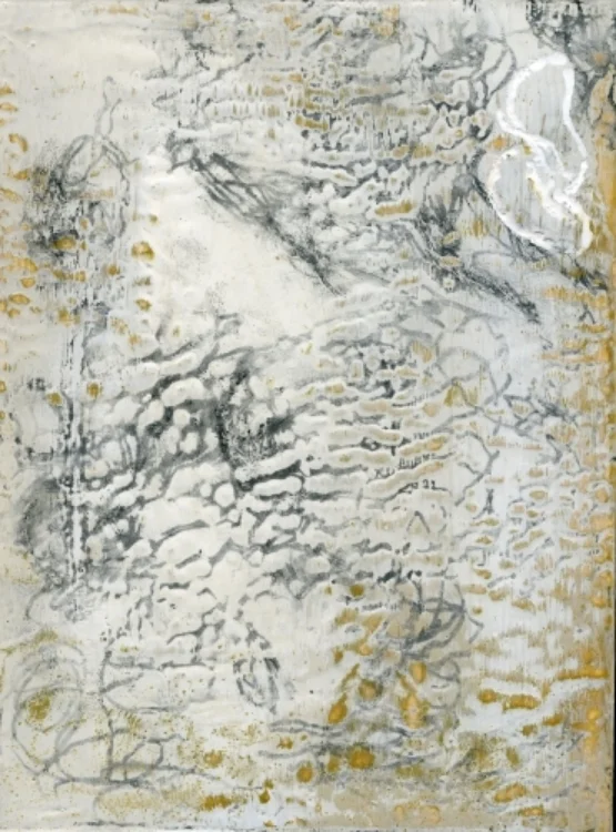 "Ocean 1" Wax Encaustic on Panel 12" x 16"