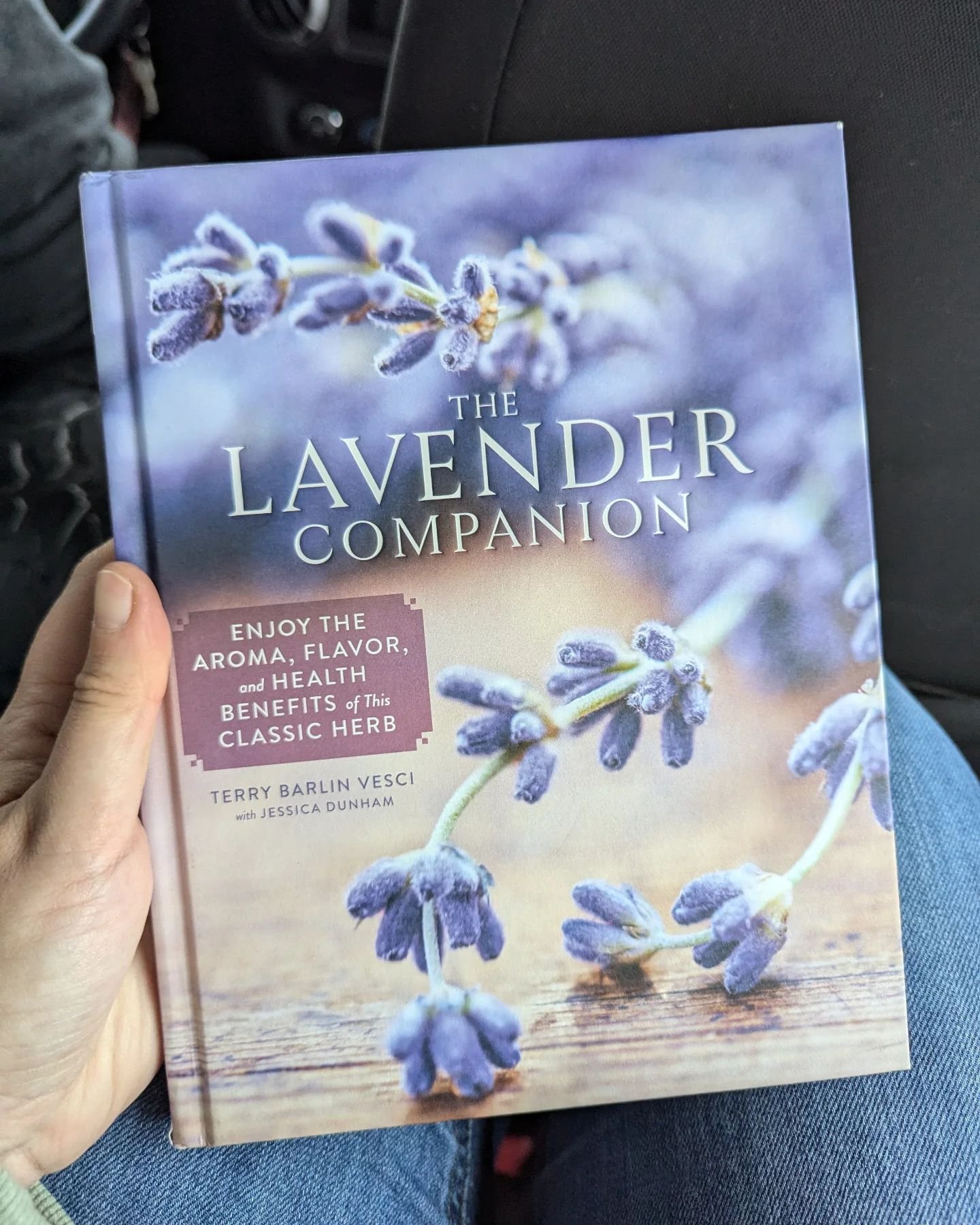 Woo hoo! Found this at TSC shopping for something else. Great to read on this cold rainy day 💜 @pinelavenderfarm