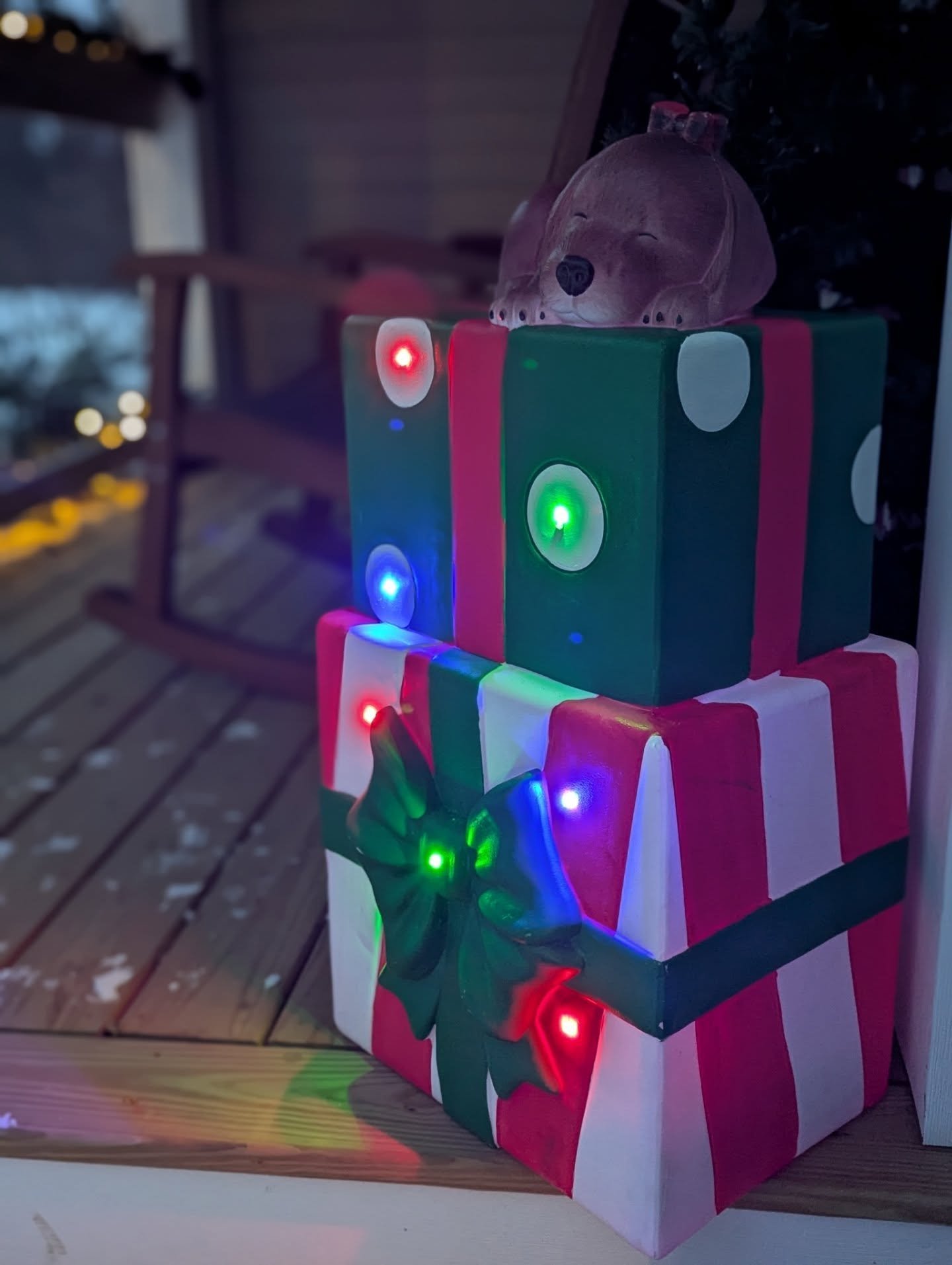 So excited to have a front porch for once to decorate! My house is 90 years old this year and finally got a new porch this summer. The transformation this house has had is amazing. Now we have a chance to decorate and hopefully next Spring/ Summer we