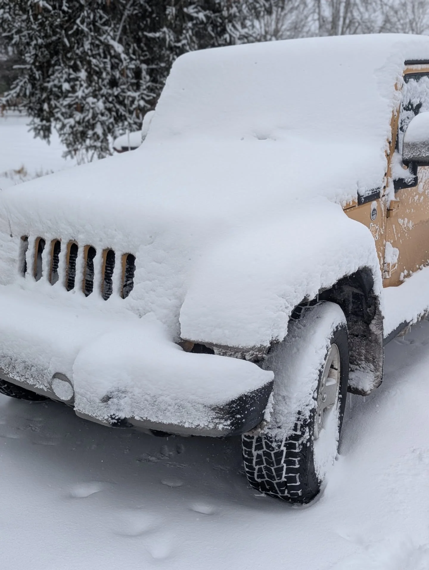 I'm good now. Thanks. ❄️😫