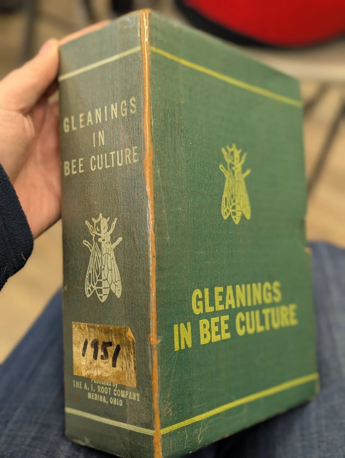 Tonight at our club meeting, an 80+ year old beekeeper wanted to share several items with club members that he wanted to go to a good home. He had several volumes of Gleanings in Bee Culture booklets from the early 50s. He asked that whoever gets the